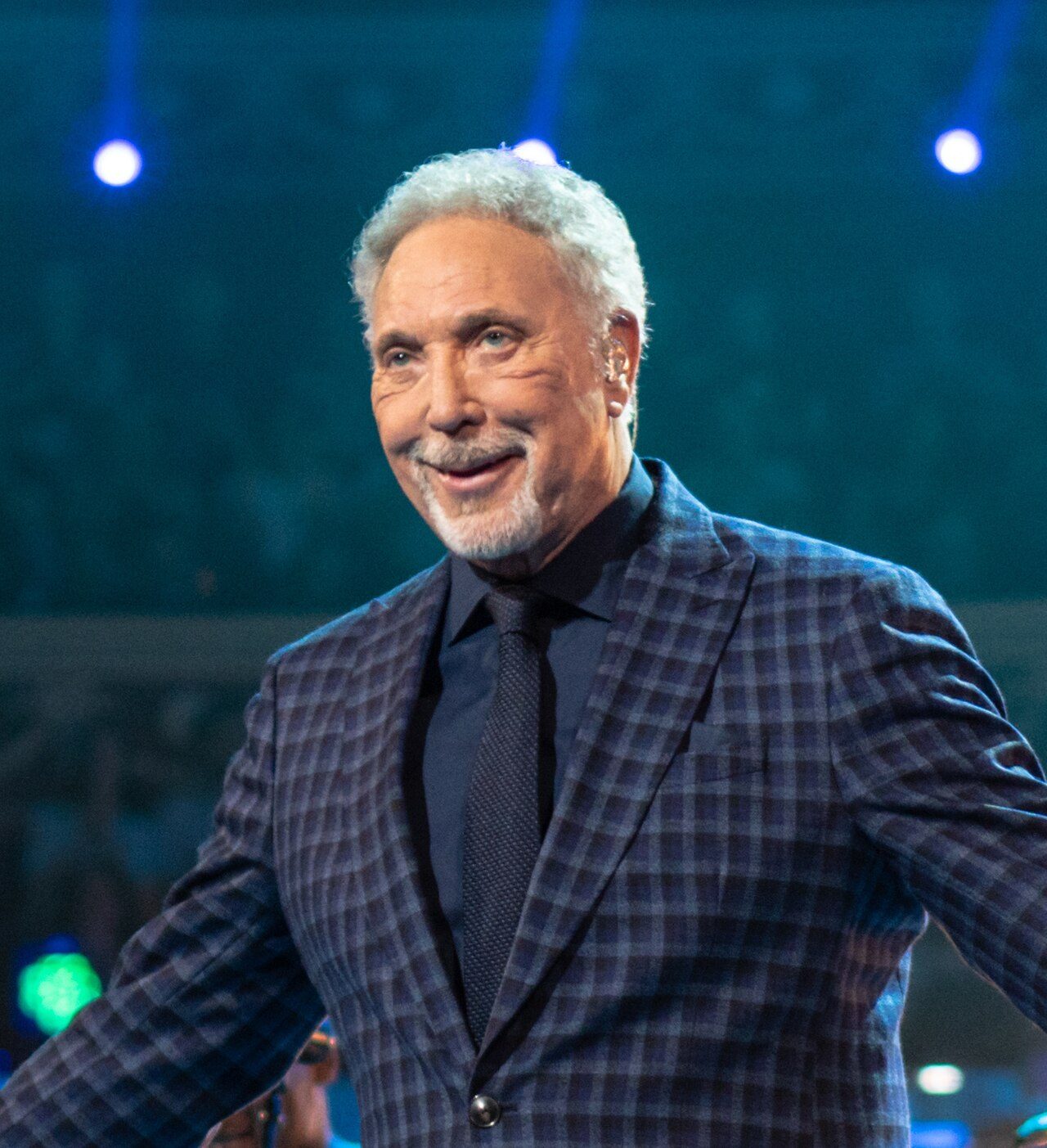Tom Jones on stage at The Queen’s Birthday Party in 2018