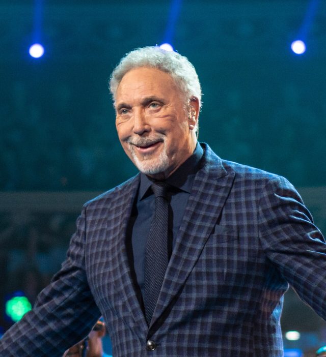 Tom Jones on stage at The Queen’s Birthday Party in 2018